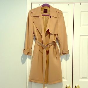 Theory Oaklane Admiral Crepe Trench Coat